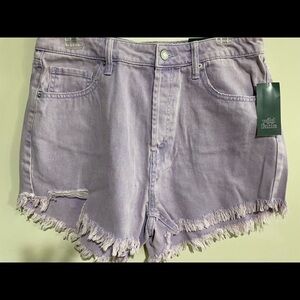 Wild Fable Lilac Denim Cut Off Shorts